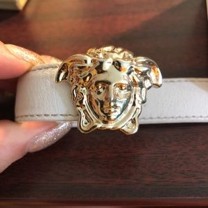 Versace leather bracelet
